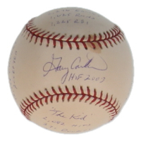 Gary Carter Signed OML Baseball with Multiple Stat Inscriptions (ReggieJackson.com) at PristineAuction.com