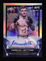 Marvin Vettori 2024 Topps Chrome UFC Signatures Refractors #FNAMVE #142/150 at PristineAuction.com
