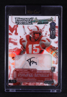 Fernando Mendoza 2026 Wild Card Atompunk Fantasy Football Autographs Prismatic Red #FAPTC09FMA RC #1/1 at PristineAuction.com
