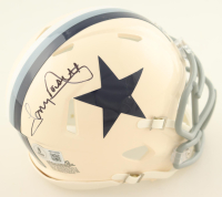 Tony Dorsett Signed Cowboys Retro Alternate Speed Mini Helmet (Beckett) at PristineAuction.com