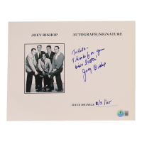 Joey Bishop Signed 8.5x11 Photo Inscribed "To Kate - Thanks for Your Nice Letter!" at PristineAuction.com