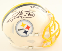 Hines Ward Signed Steelers Retro Alternate Speed Mini Helmet Inscribed "SB XL MVP" (Beckett) at PristineAuction.com