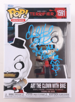 David Howard Thornton Signed "Terrifier" #1591 Art The Clown with Bike Funko Pop! Vinyl Figure Inscribed "Art The Clown" with Hand-Drawn Sketch (JSA) at PristineAuction.com