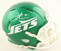 LaDainian Tomlinson Signed Jets Speed Mini Helmet (Beckett) at PristineAuction.com
