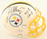 Rocky Bleier Signed Steelers Retro Alternate Speed Mini Helmet Inscribed "4x SB Champs" (Beckett) at PristineAuction.com