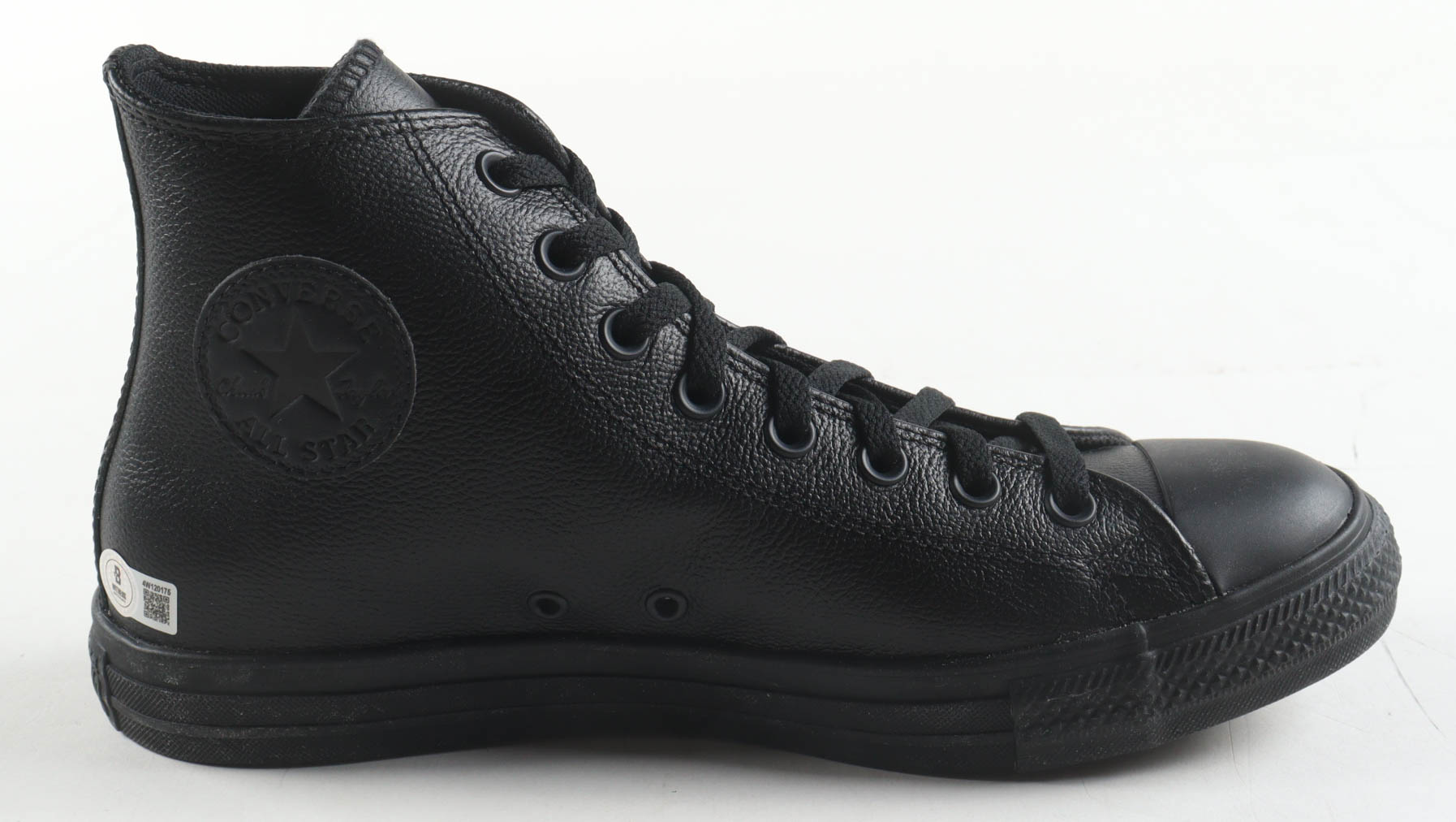 Magic Johnson Signed Converse All Star Black Leather Basketball Shoe In Display Case (Beckett) at PristineAuction.com Magic Johnson Signed Converse All Star Black Leather Basketball Shoe In Display Case (Beckett) at PristineAuction.com