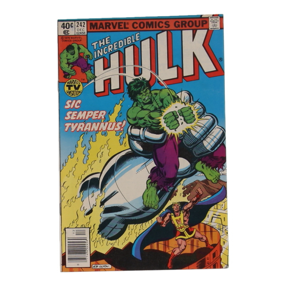 1979 "The Incredible Hulk" Issue #242 Marvel Comic Book at PristineAuction.com