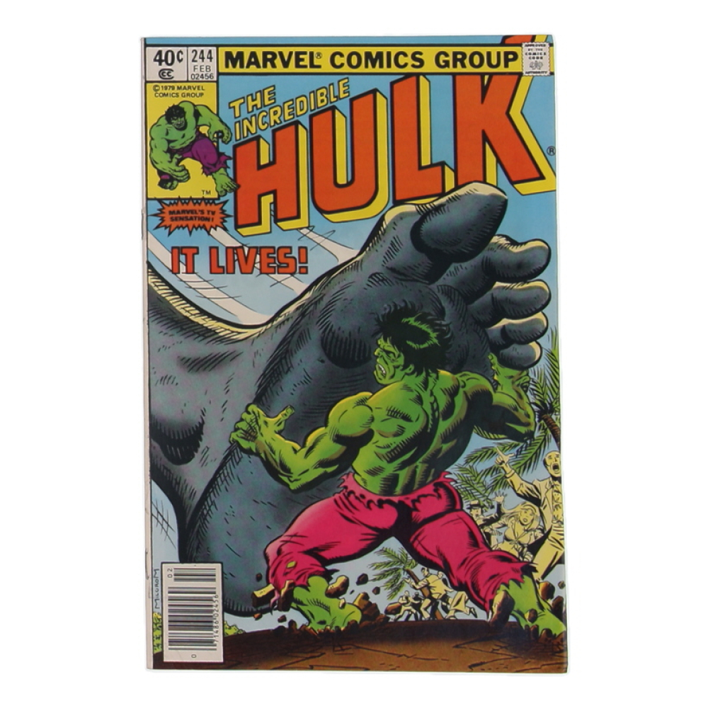 1980 "The Incredible Hulk" Issue #244 Marvel Comic Book at PristineAuction.com