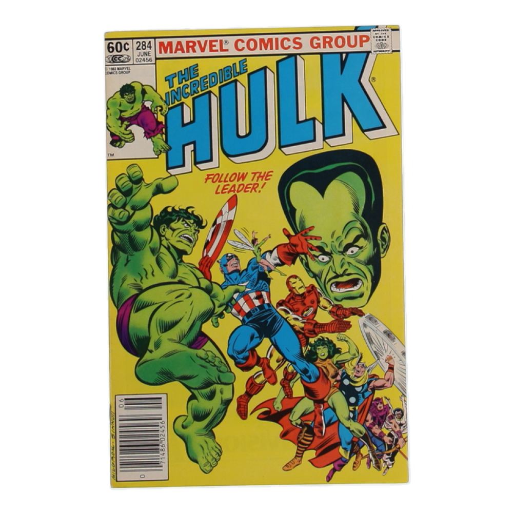1983 "The Incredible Hulk" Issue #284 Marvel Comic Book at PristineAuction.com