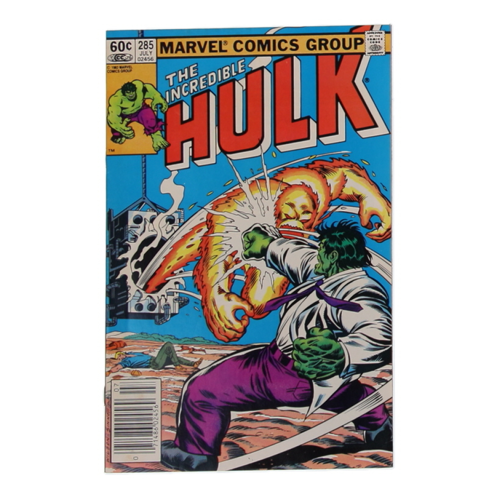 1983 "The Incredible Hulk" Issue #285 Marvel Comic Book at PristineAuction.com
