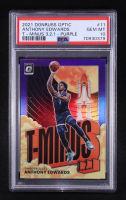 Anthony Edwards 2021-22 Donruss Optic T-Minus 3...2...1... Purple #11 (PSA 10) at PristineAuction.com