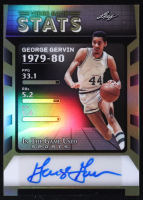 George Gervin 2025 Leaf ITG Used Sports Video Game Stats Autographs Prismatic Silver #VGGG1 #22/35 at PristineAuction.com