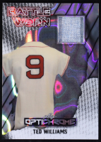 Ted Williams 2025 Leaf OptiChrome Battle Worn Lava Silver #BWTW1 #5/5 at PristineAuction.com
