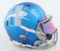 Barry Sanders Signed Lions Full-Size Authentic On-Field Speed Helmet With Visor (Schwartz) at PristineAuction.com