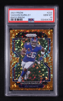 Saquon Barkley 2021 Panini Prizm Prizms Orange Disco #232 (PSA 10) at PristineAuction.com