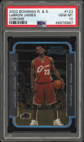 LeBron James 2003 Bowman Rookies & Stars #123 RC (PSA 10) at PristineAuction.com