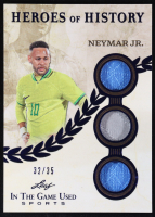 Neymar Jr. 2025 Leaf ITG Used Sports Heroes of History Navy Blue #HH60 #32/35 at PristineAuction.com