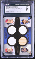 Mike Trout / Bryce Harper / Willie Mays / Ken Griffey Jr. 2013 Topps Museum Collection Primary Pieces 4 Player Relics Copper #PPFQR-10 #58/75 (CGC 9) at PristineAuction.com