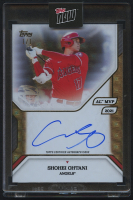 Shohei Ohtani 2025 Topps MVP Collection Foilfractor Autograph #1-A #1/1 at PristineAuction.com