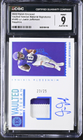 Justin Jefferson 2022 Panini Encased Vaulted Veteran Material Signatures Sapphire #VMS-JJ #23/25 (CGC 9 | Auto 10) at PristineAuction.com