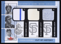 Eddie Murray / Willie McCovey / Orlando Cepeda 2005 Classic Clippings Cut of History Triple Jersey Blue #MMC at PristineAuction.com