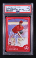 Shohei Ohtani 2018 Diamond Kings Red Frame #73 RC (PSA 9) at PristineAuction.com
