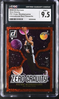Victor Wembanyama 2024-25 Donruss Zero Gravity International Red Fireworks #10 #53/55 (CGC 9.5) at PristineAuction.com