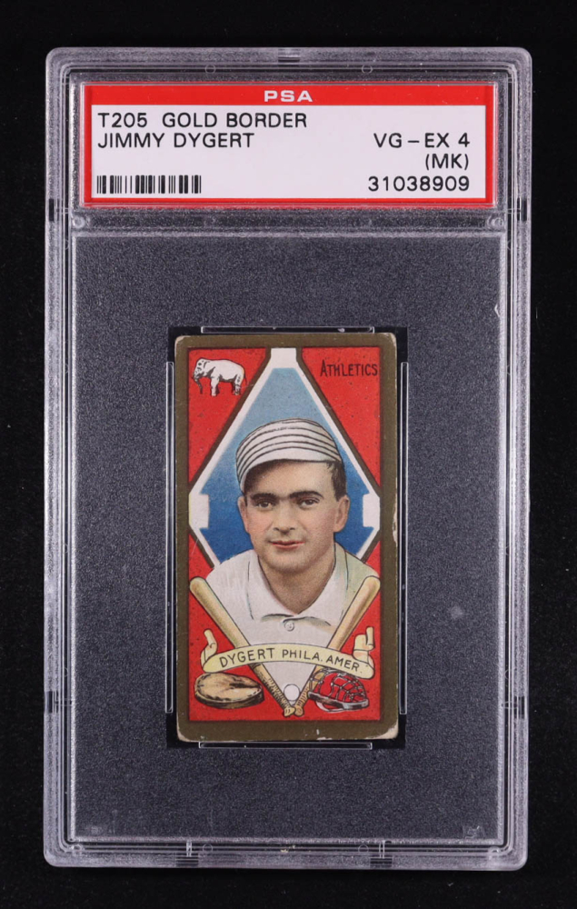 Jimmy Dygert 1911 T205 Gold Border #57 (PSA 4)