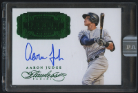 Aaron Judge 2017 Panini Flawless Debut Emerald Autograph RC White Box #1/1 at PristineAuction.com