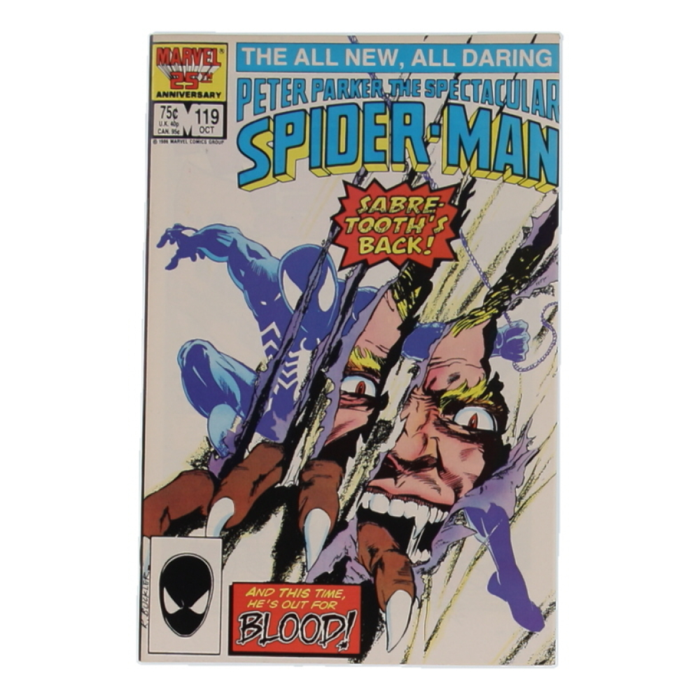 1986 "The Spectacular Spider-Man" Issue #119 Marvel Comic Book at PristineAuction.com