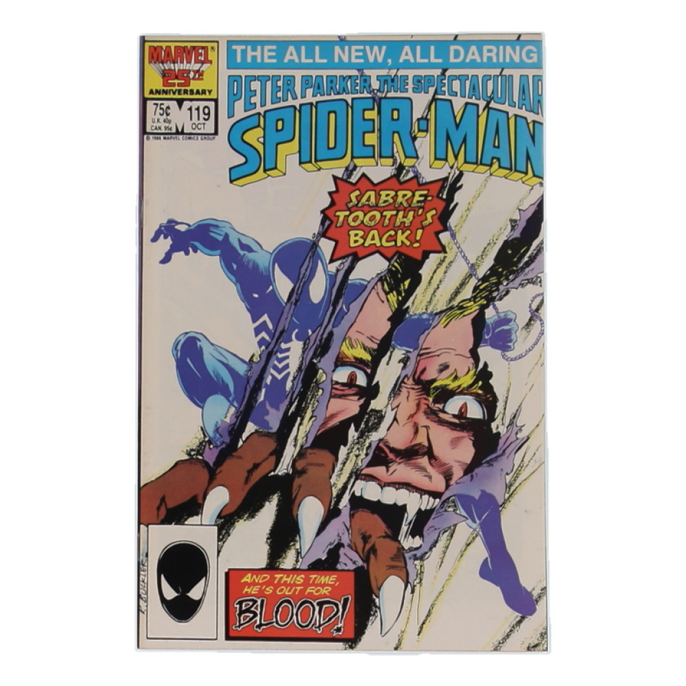 1986 "The Spectacular Spider-Man" Issue #119 Marvel Comic Book at PristineAuction.com