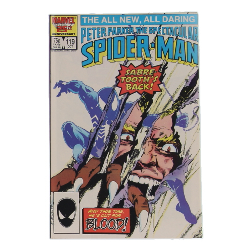 1986 "The Spectacular Spider-Man" Issue #119 Marvel Comic Book at PristineAuction.com