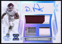 De'Von Achane 2023 Leaf Trinity Triple Patch Autographs Spectrum Platinum #TADA1 RC #23/25 at PristineAuction.com