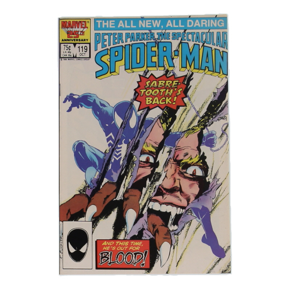1986 "The Spectacular Spider-Man" Issue #119 Marvel Comic Book at PristineAuction.com