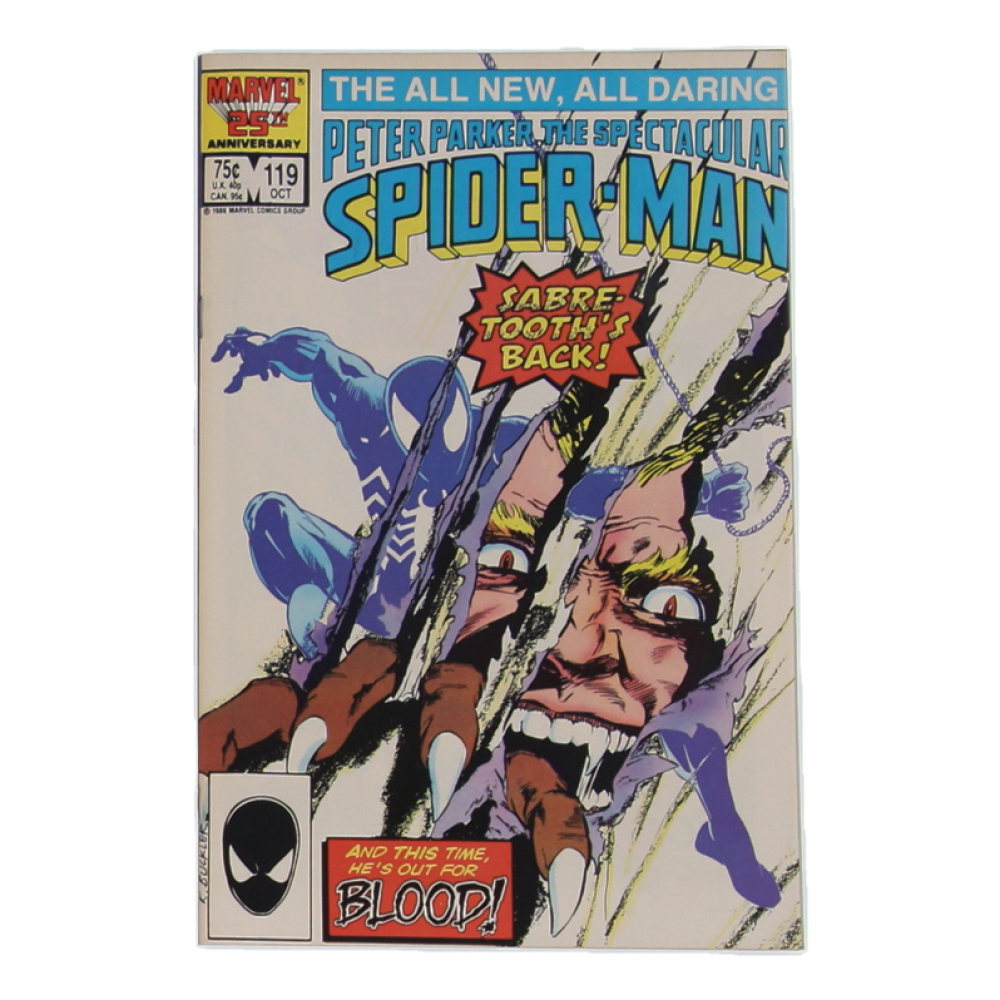 1986 "The Spectacular Spider-Man" Issue #119 Marvel Comic Book at PristineAuction.com
