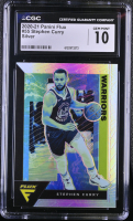 Stephen Curry 2020-21 Panini Flux Silver #55 (CGC 10) at PristineAuction.com