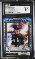 Billy Carlson 2025 Bowman Draft Prized Prospects Mini-Diamond Refractor #PP-6 #008/150 RC (CGC 10) at PristineAuction.com