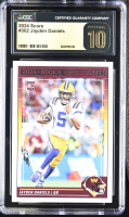 Jayden Daniels 2024 Score #302 RC (CGC 10 | Black Label) at PristineAuction.com