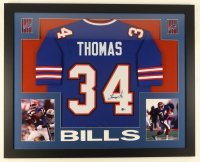 Thurman Thomas Signed Custom Framed Jersey Display (Beckett) at PristineAuction.com