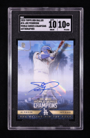 Joc Pederson 2020 Dodgers Topps x Ben Baller World Series Champions Autographs #24 (SGC 10 | Autograph Grade 10) at PristineAuction.com