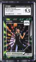 Victor Wembanyama 2024-25 Donruss Green Laser #6 (CGC 9.5) at PristineAuction.com