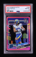 Puka Nacua 2023 Donruss Optic Pink #238 RR RC (PSA 8) at PristineAuction.com