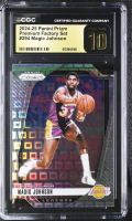 Magic Johnson 2024-25 Panini Prizm Premium Factory Set #294 #079/150 (CGC 10 | Black Label) at PristineAuction.com