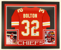 Nick Bolton Signed Custom Framed Jersey Display (Beckett) at PristineAuction.com