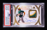 Jacob Wilson 2024 Panini Flawless Horizontal Prime Patch Autograph Gold #20 RC #02/10 (PSA 8 | Autograph Grade 10) at PristineAuction.com