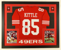 George Kittle Signed Custom Framed Jersey Display (Beckett) at PristineAuction.com