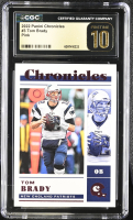 Tom Brady 2022 Panini Chronicles Pink #3 (CGC 10 | Black Label) at PristineAuction.com