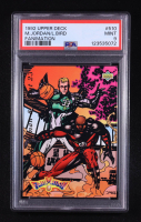 Larry Bird / Michael Jordan 1992-93 Upper Deck #510 FAN (PSA 9) at PristineAuction.com
