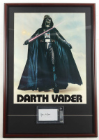 James Earl Jones Signed Custom Framed Cut Display with 1977 Darth Vader Poster (Beckett) at PristineAuction.com