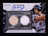 Cal Ripken Jr. 2023 Topps Sterling Sterling Seasons Autograph Relics #SSARCRJ2 #06/25 at PristineAuction.com